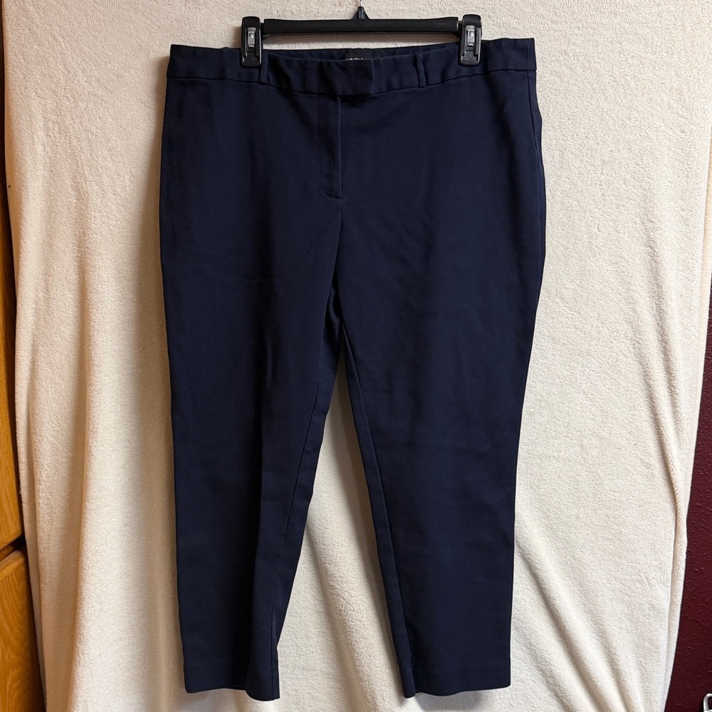 Liz Claiborne Navy Emma Classic Career Trousers